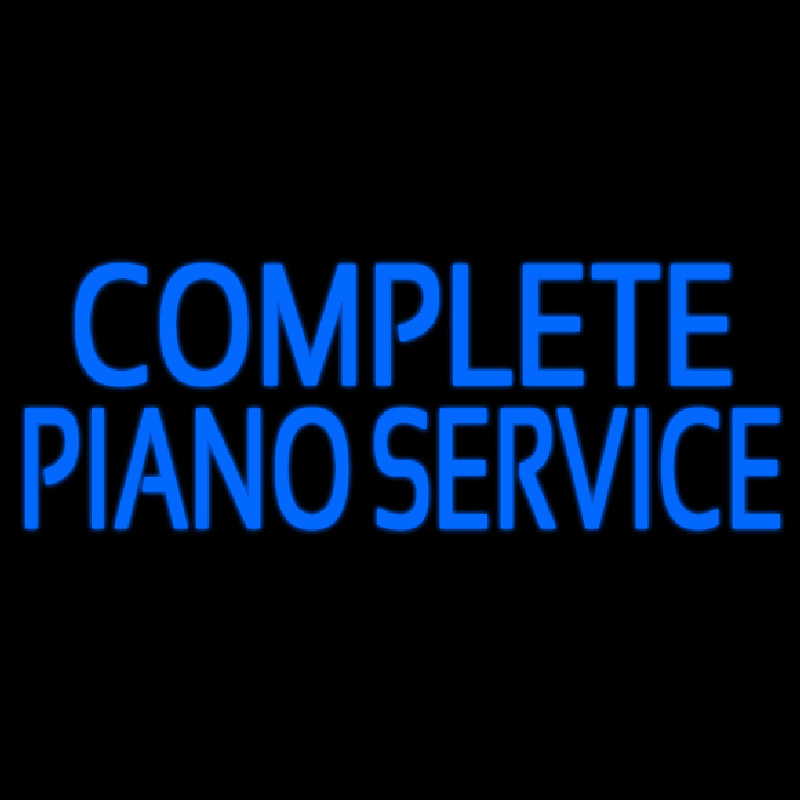 Complete Piano Service 1 Neonskylt