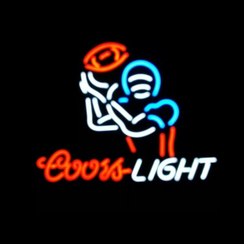 Coors Light Football Sport Neonskylt