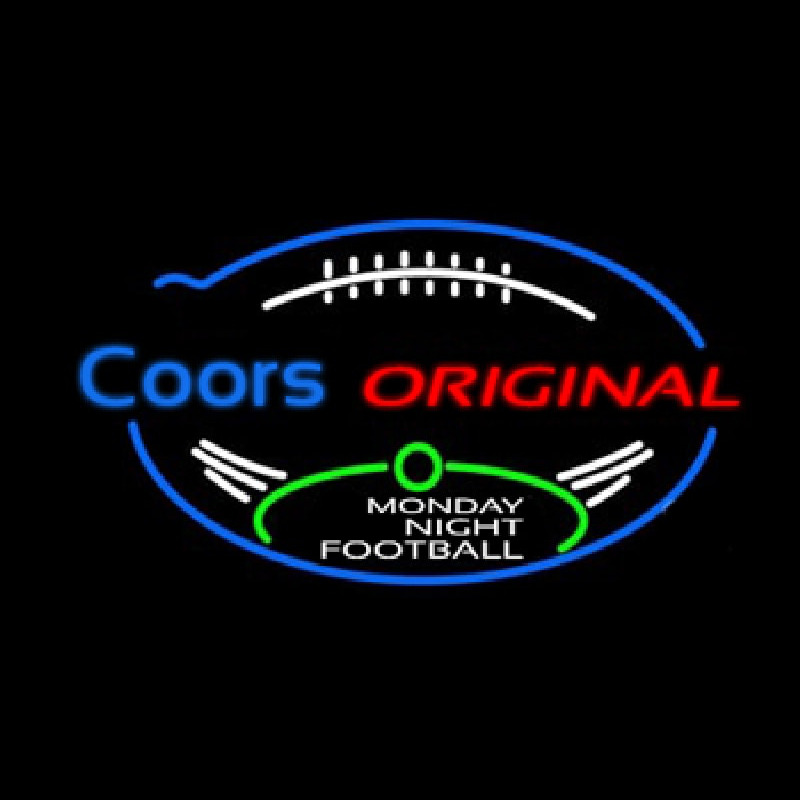 Coors Original Monday Night Football 35th Anniversary Neonskylt