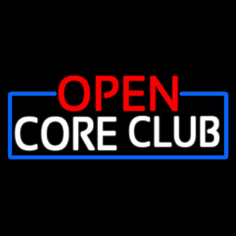 Core Club Neonskylt