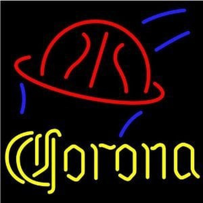 Corona Basketball Beer Bar Pub Neonskylt
