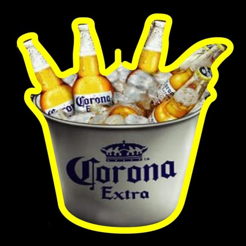 Corona E tra On Ice Beer Sign Neonskylt