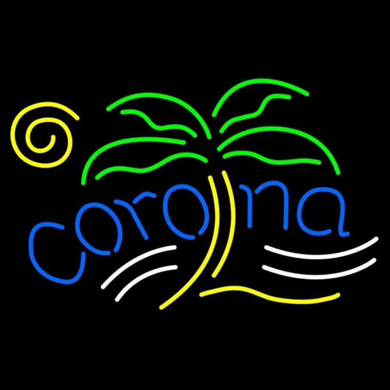 Corona Palm Beer Sign Neonskylt