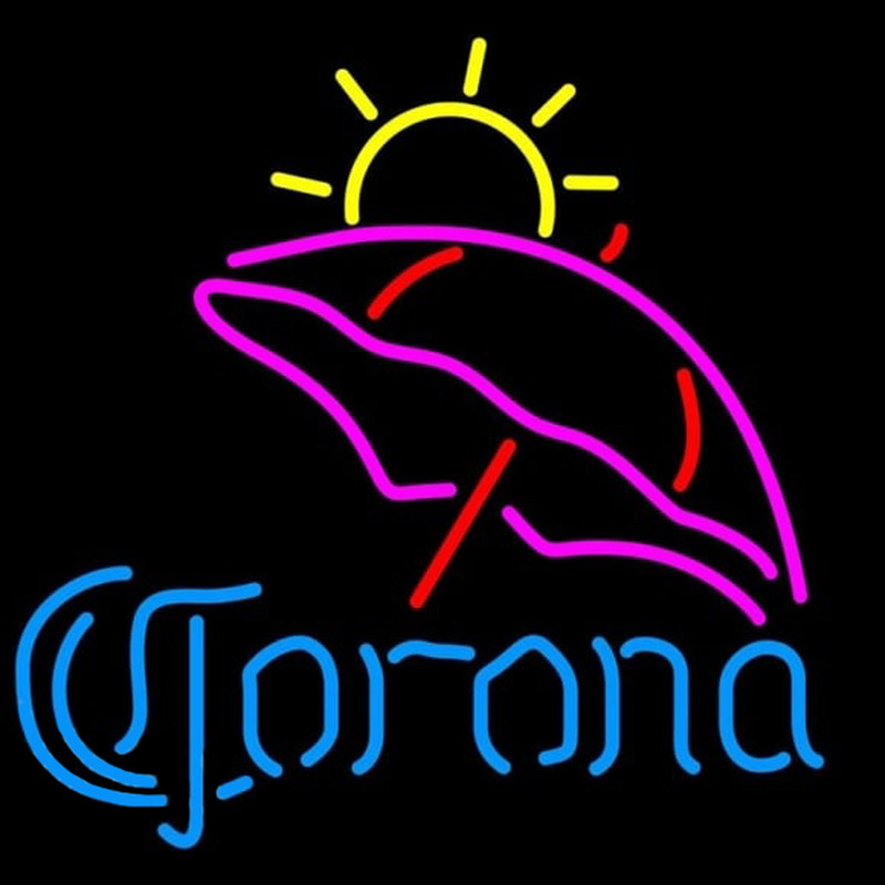 Corona Umbrella Beer Sign Neonskylt