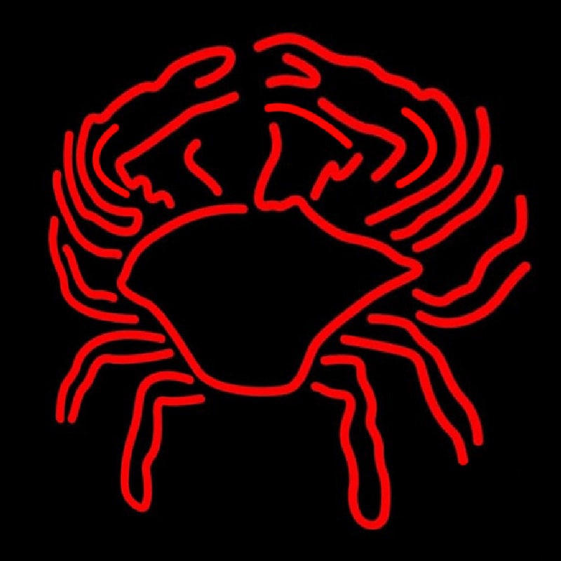 Crab Block With Logo 1 Neonskylt