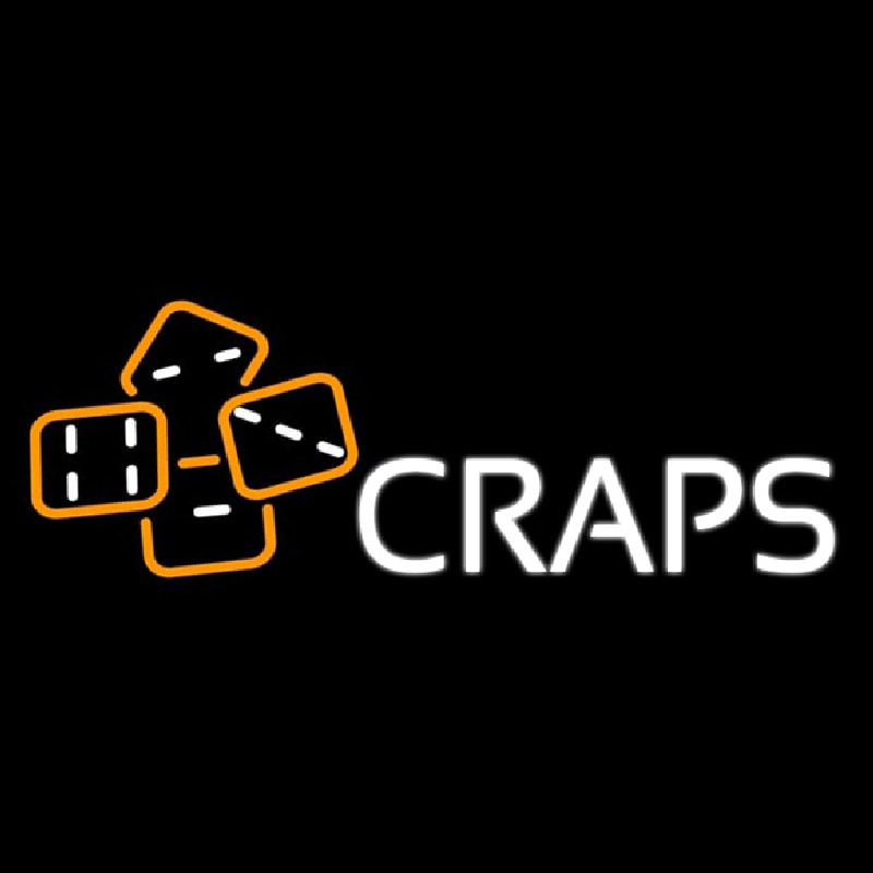 Craps With Hand Logo 1 Neonskylt