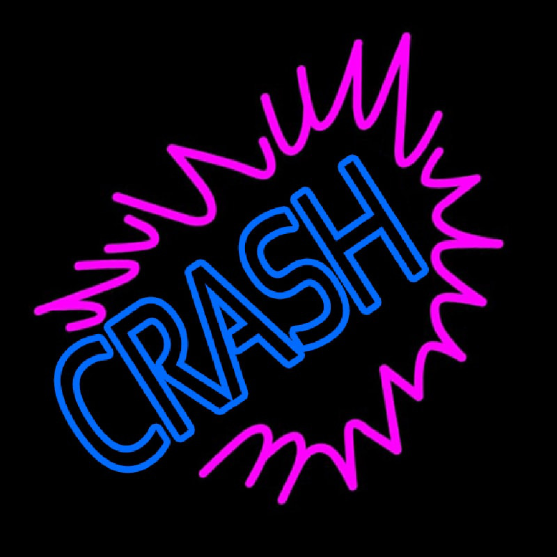 Crash Neonskylt