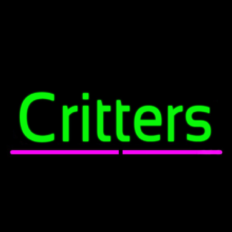 Critters Neonskylt