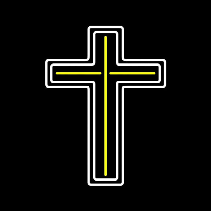 Cross Neonskylt