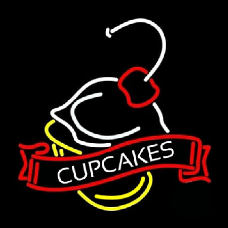 Cup Cakes Neonskylt