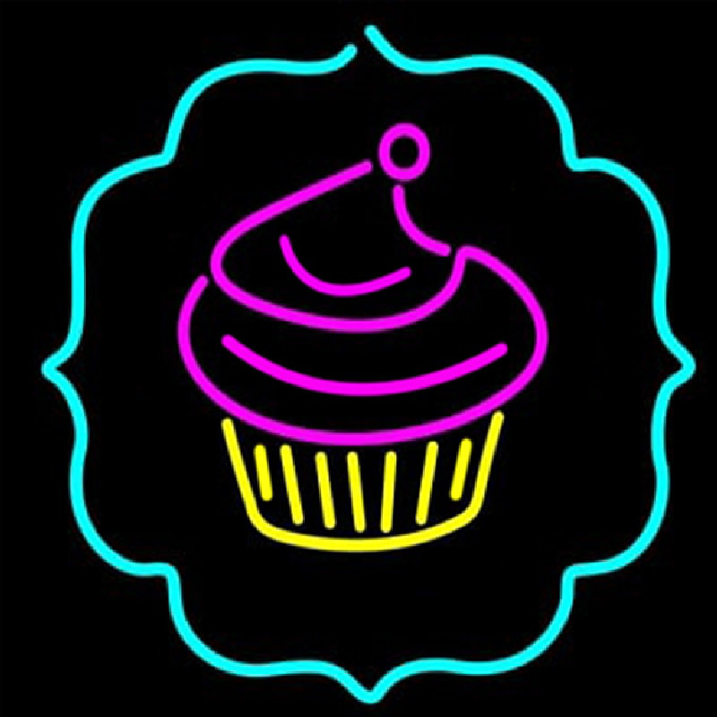 Cupcake Logo Neonskylt
