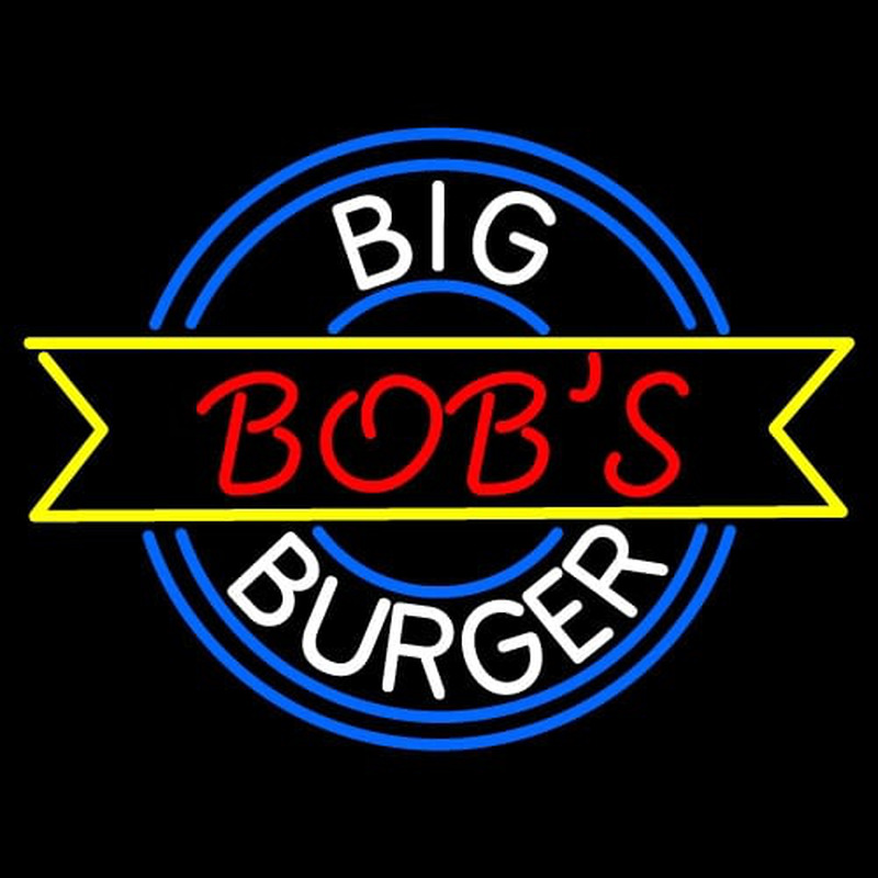 Custom Big Bobs Burger  Neonskylt