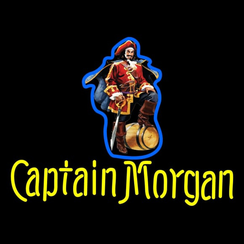 Custom Captain Morgan Logo Neonskylt