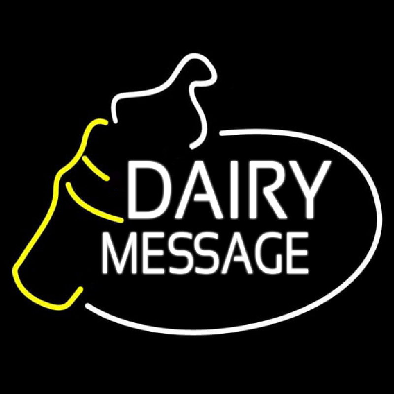 Custom Dairy With Logo Neonskylt