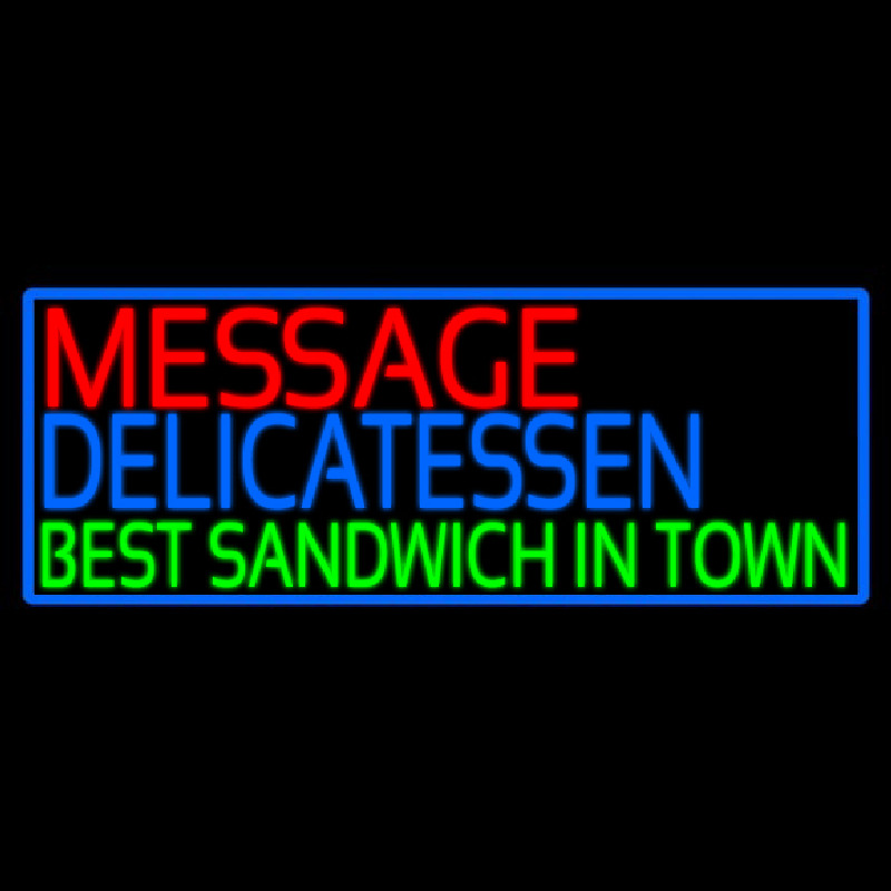 Custom Delicatessen Neonskylt