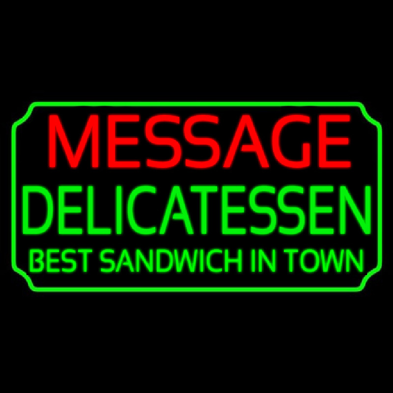 Custom Delicatessen Neonskylt