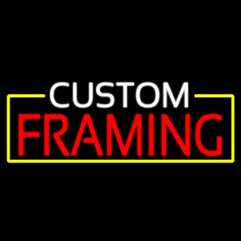 Custom Framing Neonskylt