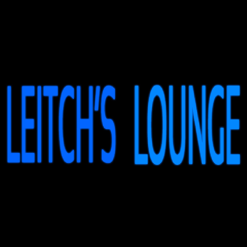 Custom Leitchs Lounge Neonskylt