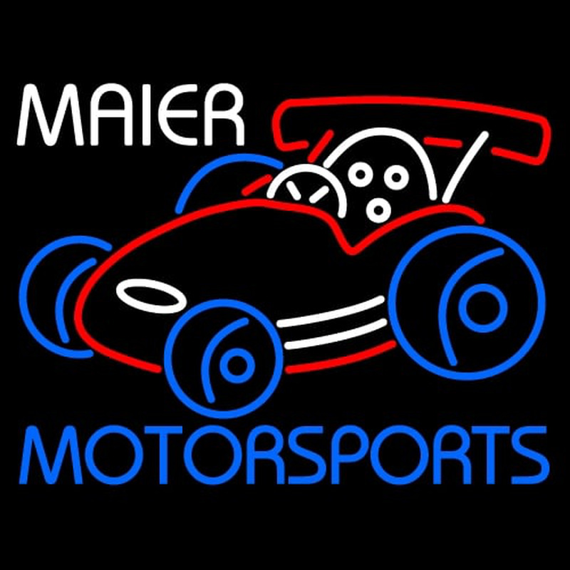 Custom Maier Motorspots Go Kart Neonskylt