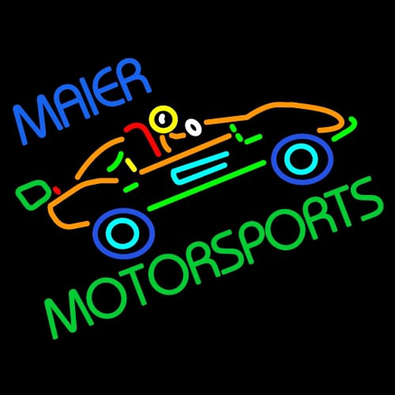 Custom Maier Motorspots Go Kart Neonskylt