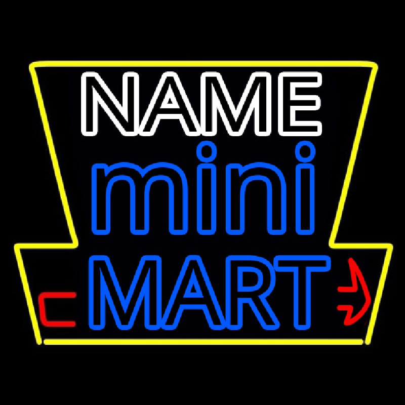 Custom Mini Mart Neonskylt