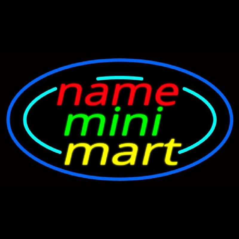 Custom Mini Mart Neonskylt