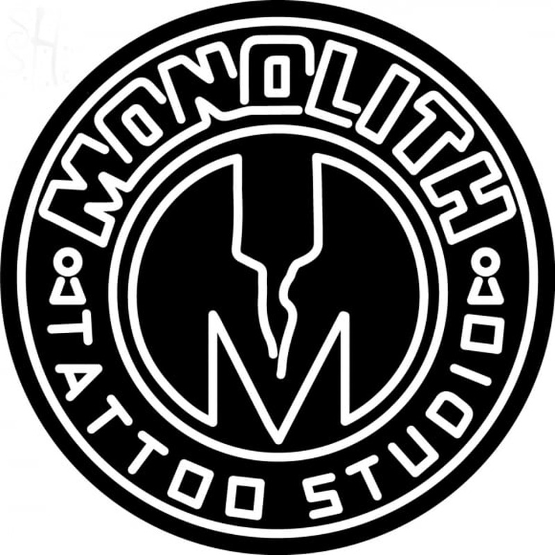 Custom Monolith Tattoo Studio Logo 1 Neonskylt