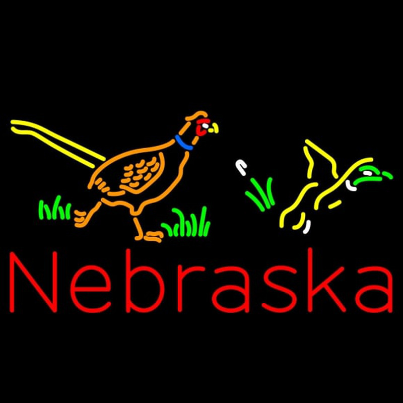 Custom Nebraska Pheasant Steve Neonskylt