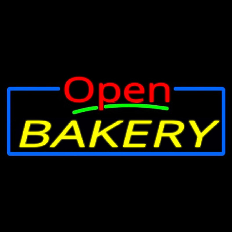 Custom Open Bakery 2 Neonskylt