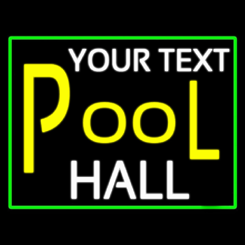 Custom Pool Hall Neonskylt