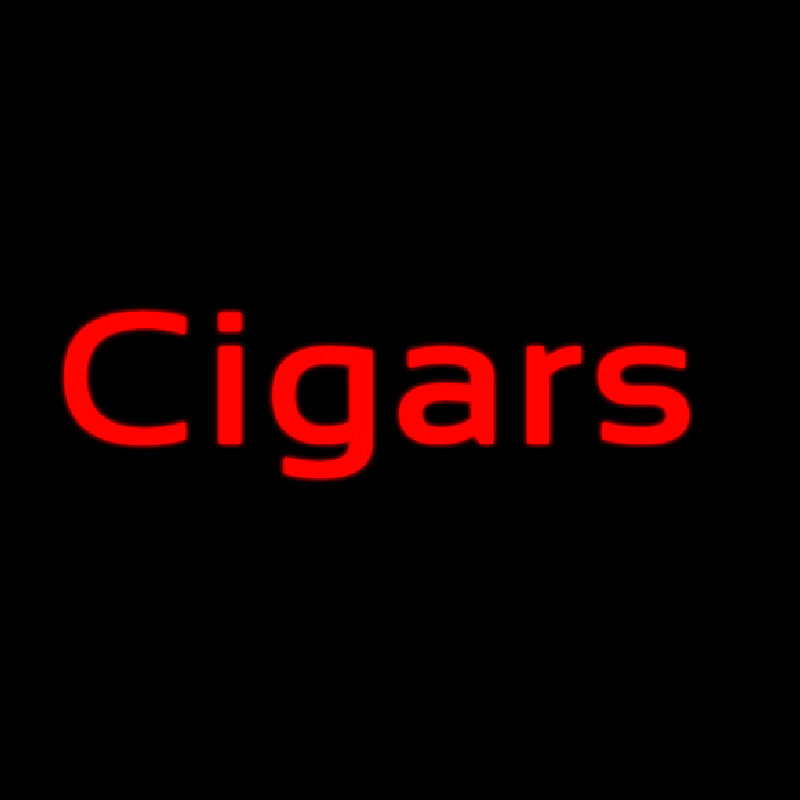 Custom Red Cigars 1 Neonskylt