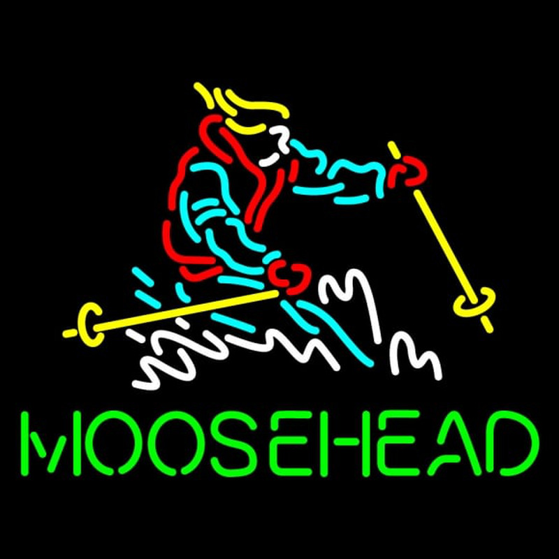 Custom Steamboat Moosehead Beer Neonskylt