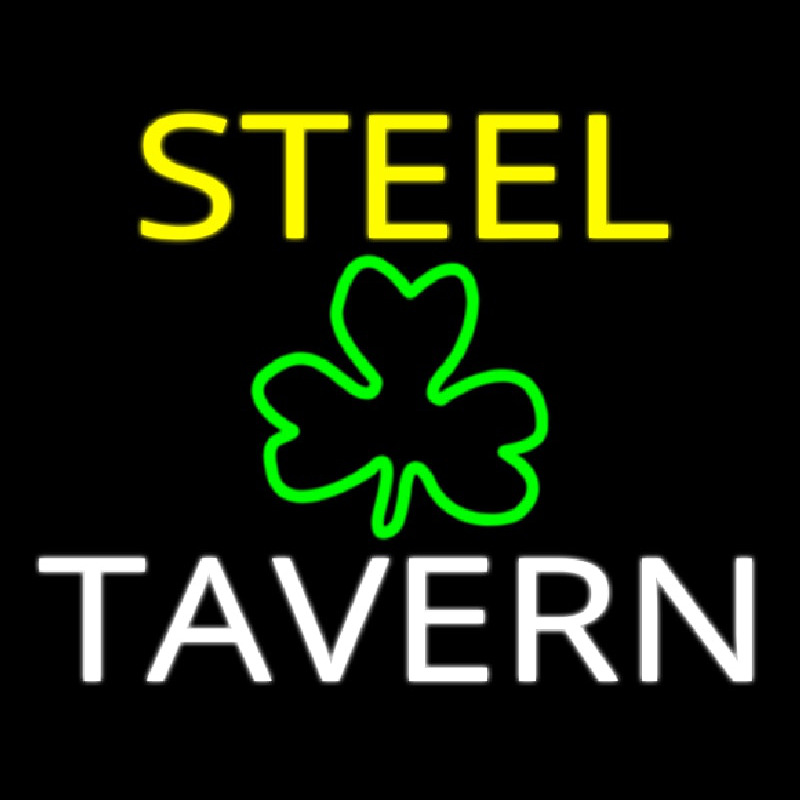 Custom Steel Tavern 1 Neonskylt
