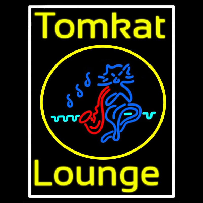 Custom Tomkat Lounge Sa ophone Logo Neonskylt