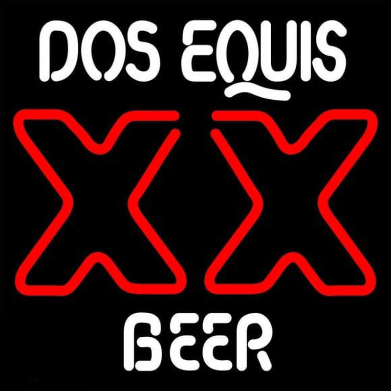 DOS Equis Beer Sign Neonskylt