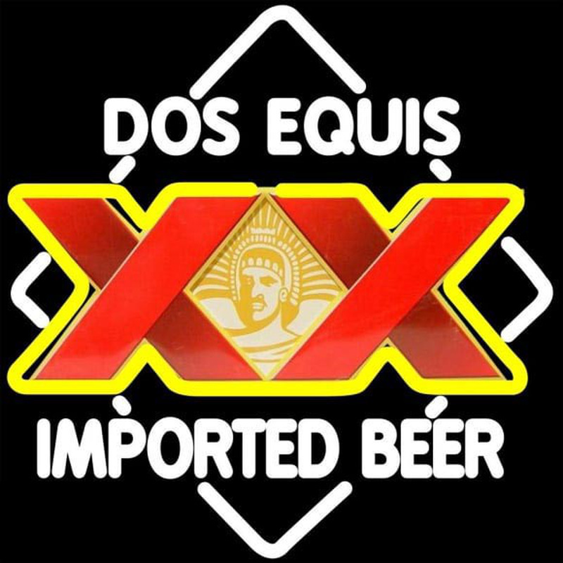 DOS Equis Imported Beer Sign Neonskylt