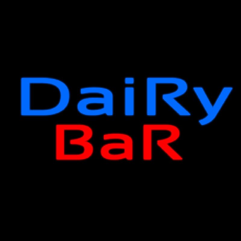 Dairy Bar Neonskylt
