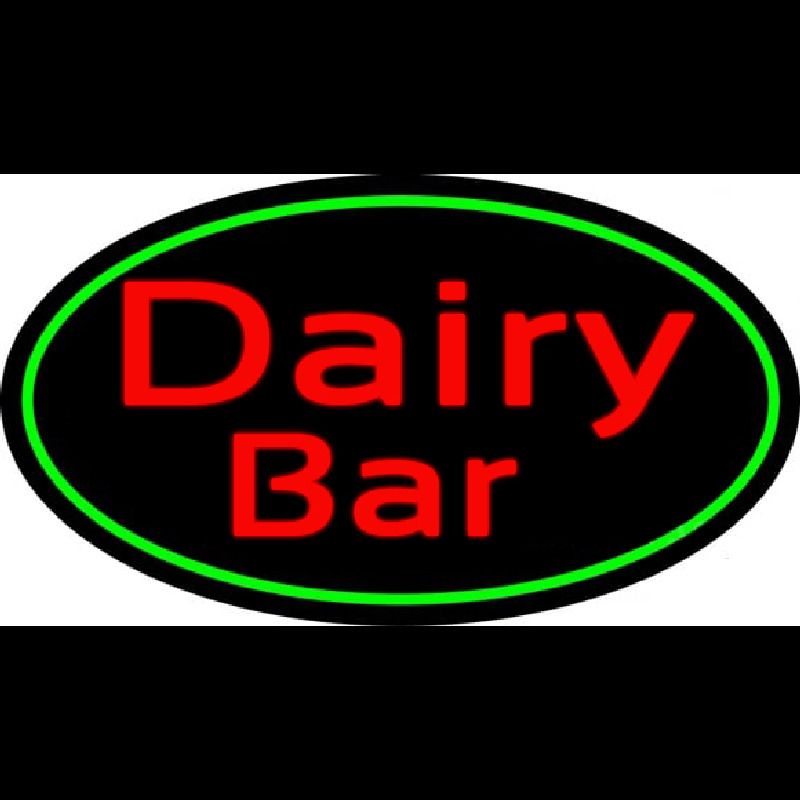 Dairy Bar Neonskylt