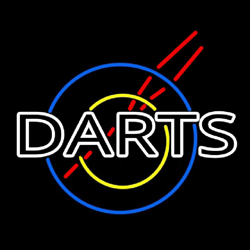 Darts Neonskylt
