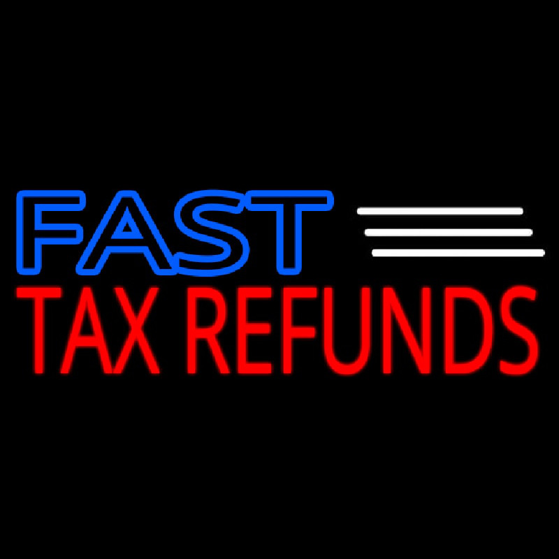 Deco Style Fast Ta  Refunds Neonskylt
