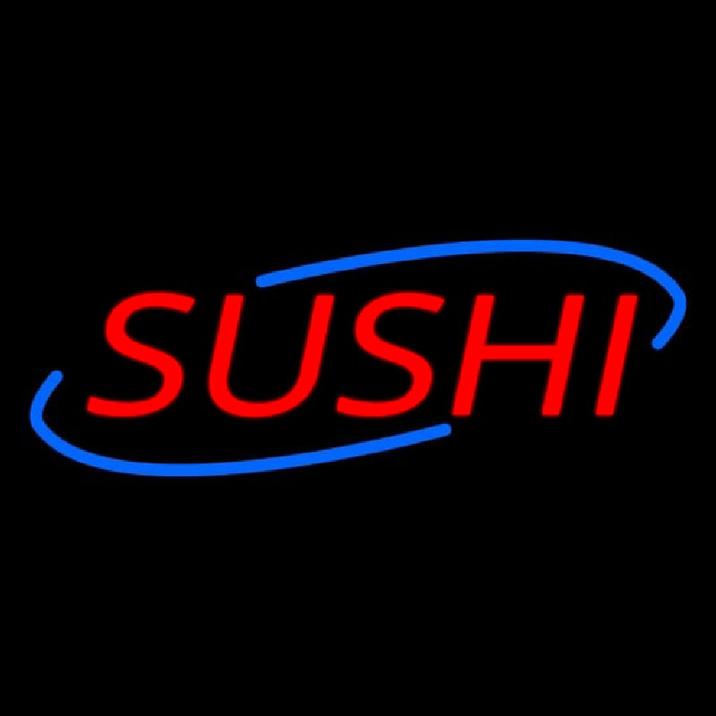 Deco Style Red Sushi Neonskylt