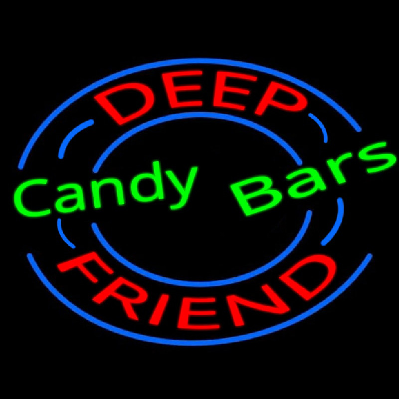 Deep Candy Bars Neonskylt