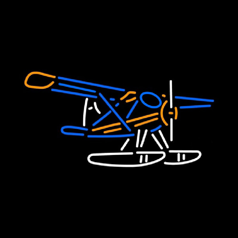 Dehavilland Beaver Float Plane Neonskylt