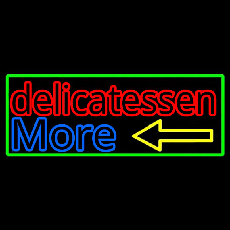 Delicatessen More Neonskylt