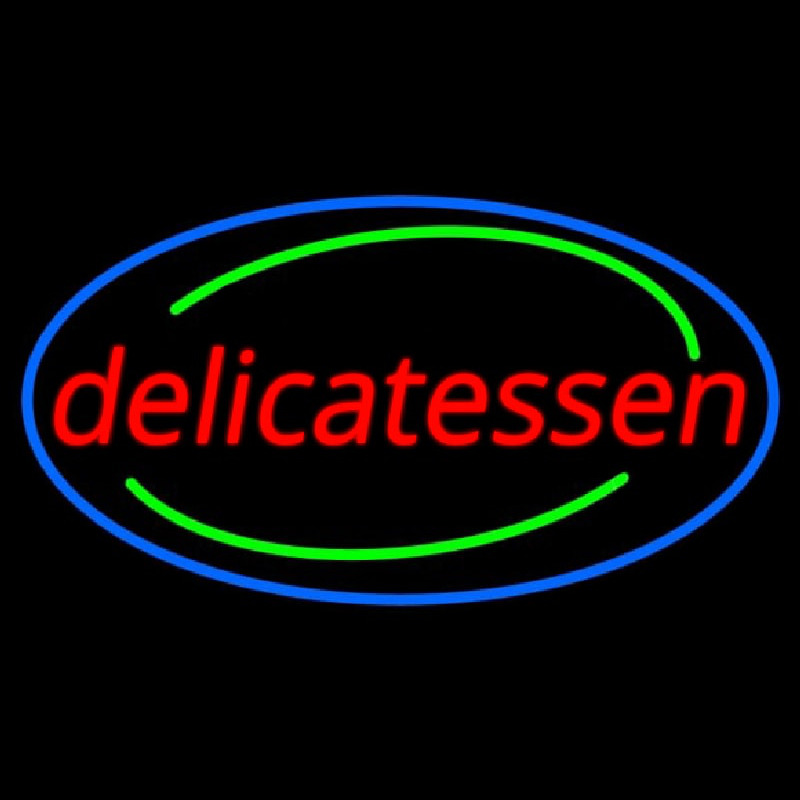 Delicatessen Neonskylt