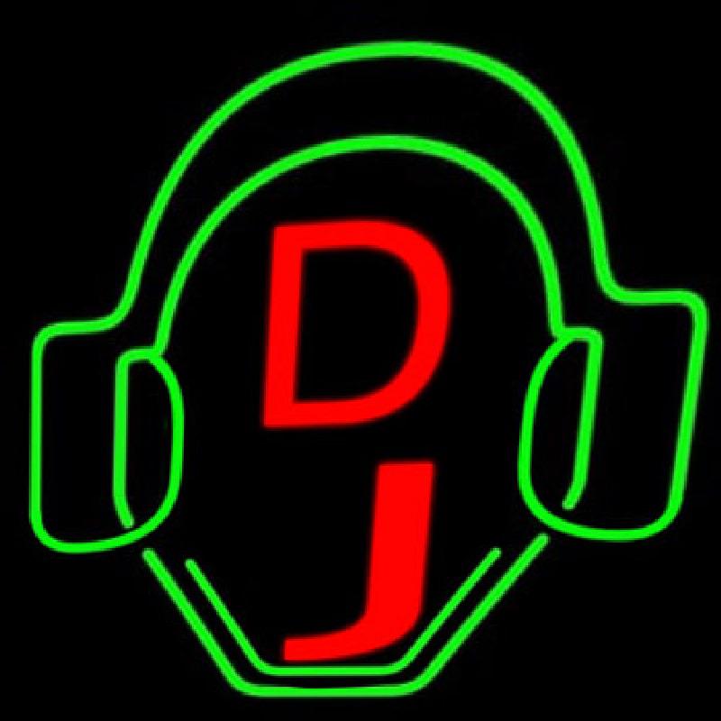 Dj Logo Neonskylt