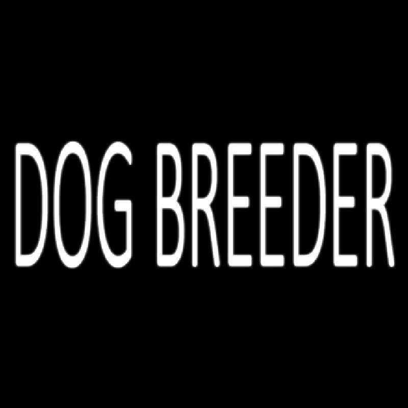 Dog Breeder Neonskylt