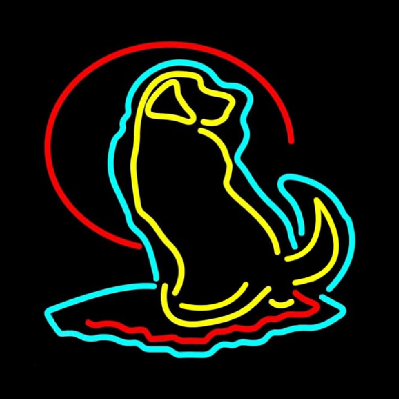 Dog Logo Neonskylt