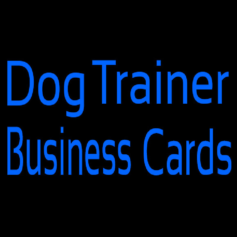 Dog Trainer 1 Neonskylt