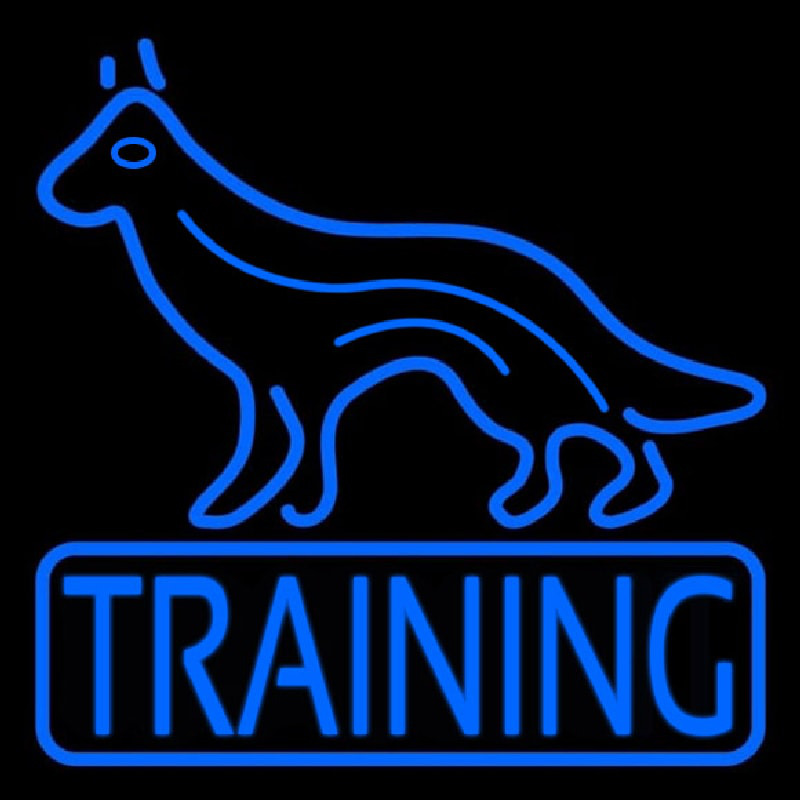 Dog Training Neonskylt